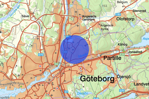 Kortedala 04 januari 20.05, Explosion, Göteborg