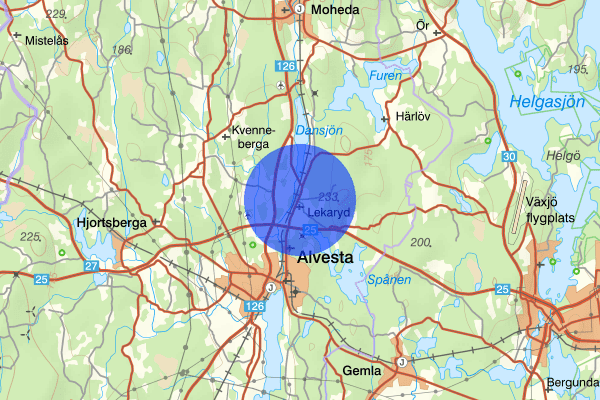 Lekaryd 05 januari 12.39, Trafikolycka, Alvesta