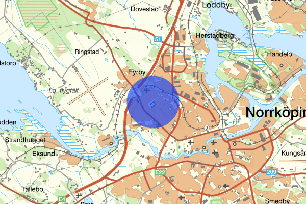 Enebymo 05 januari 14.23, Brand, Norrköping