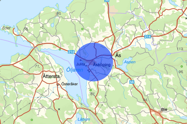 Äsköping 05 januari 14.37, Trafikolycka, Katrineholm