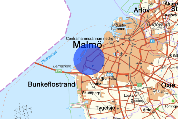 Limhamn 06 januari 12.25, Skottlossning, misstänkt, Malmö