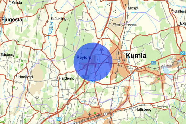 Åbytorp 07 januari 11.04, Trafikolycka, Kumla