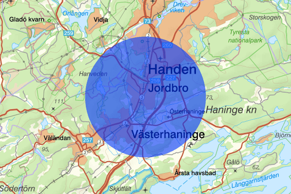Jordbro 07 januari 16.46, Olaga hot, Haninge