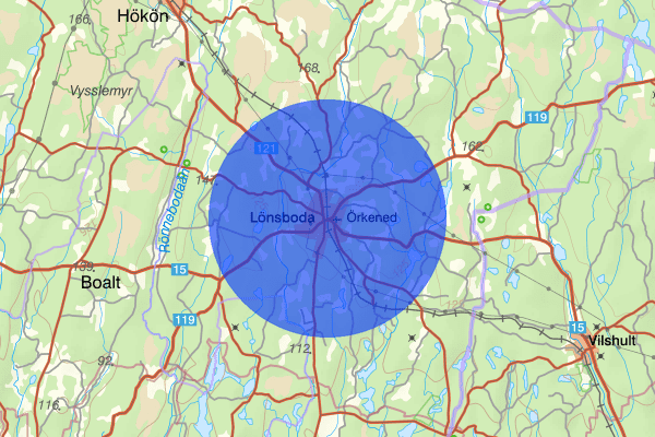Lönsboda 08 januari 00.29, Brand, Osby