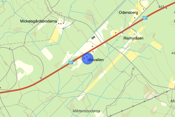 Nilsvallen 08 januari 10.20, Trafikolycka, vilt, Östersund