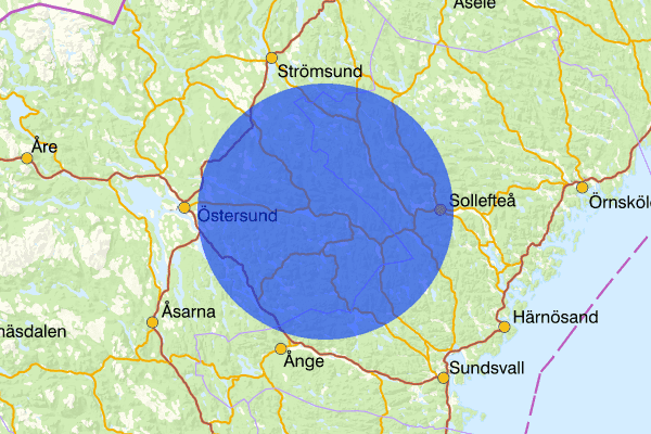 08 januari 10.20, Trafikolycka, vilt, Ragunda