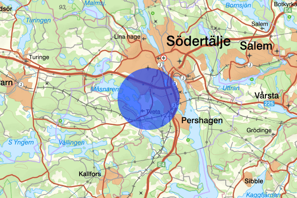 Tveta 08 januari 14.47, Arbetsplatsolycka, Södertälje