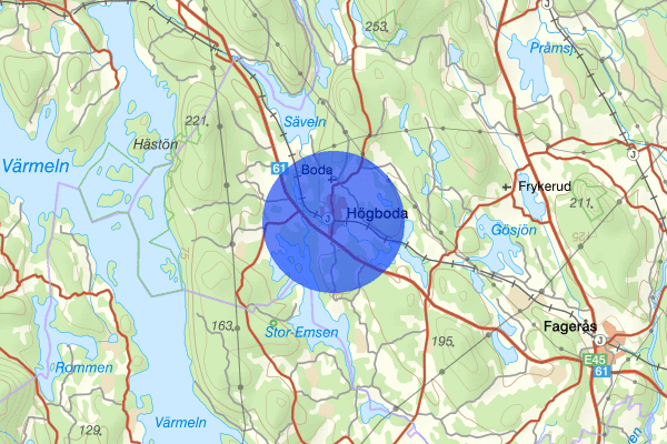 Högboda 09 januari 18.33, Trafikolycka, Kil