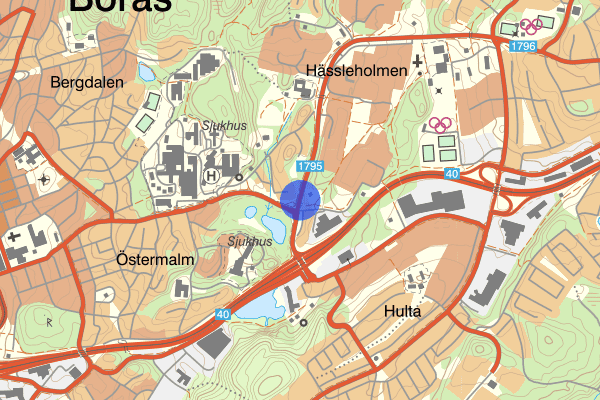 Åsvägen 10 januari 07.16, Trafikolycka, Borås