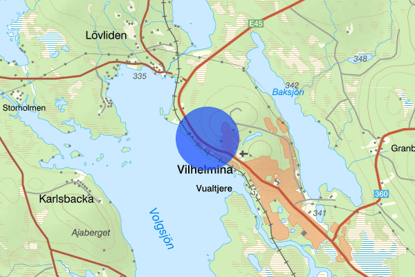 Volgsjövägen 11 januari 11.07, Trafikkontroll, Vilhelmina