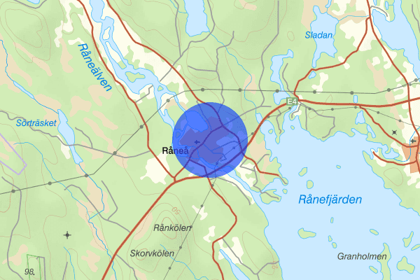 Skoterförbudsområde Luleå Kommun 12 januari 12.26, Trafikkontroll, Norrbottens län