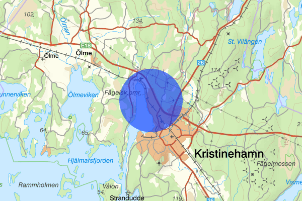 Strand 12 januari 14.40, Försvunnen person, Kristinehamn