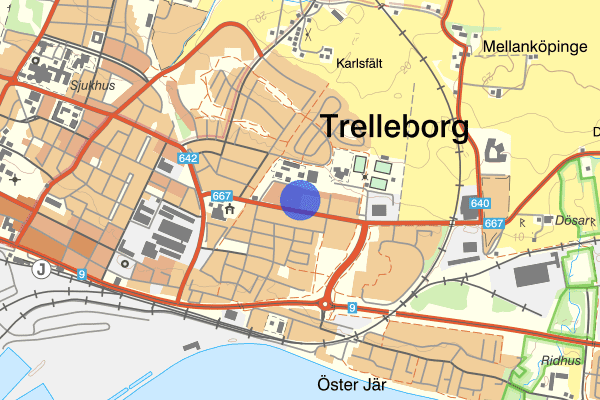 Odalvägen 12 januari 18.12, Brand, Trelleborg