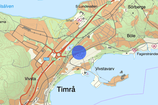 Södra Fagerviksvägen 13 januari 16.42, Trafikkontroll, Timrå
