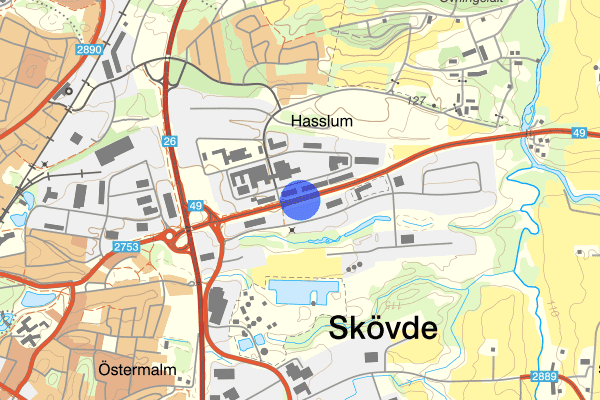 Hjovägen 13 januari 17.42, Rattfylleri, Skövde