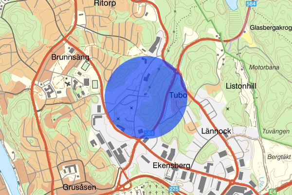Oxelgrensvägen 14 januari 14.30, Brand, Södertälje