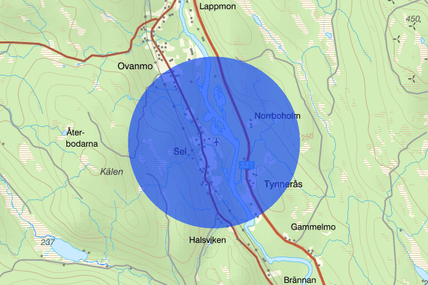 Ramsele Airfield 14 januari 17.38, Trafikolycka, vilt, Sollefteå