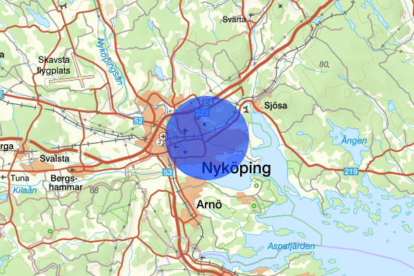 Stenkulla 14 januari 21.46, Explosion, Nyköping