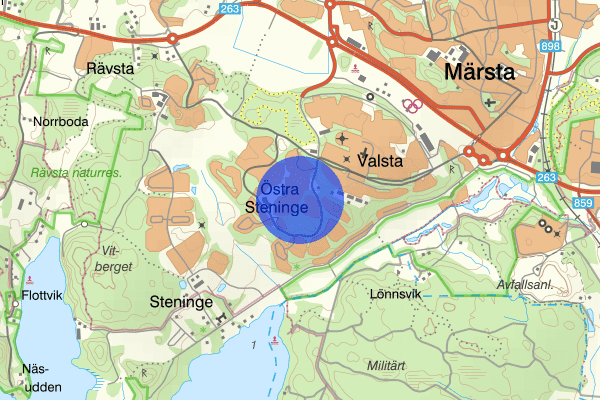 Östra Galaxvägen 15 januari 01.00, Explosion, Sigtuna