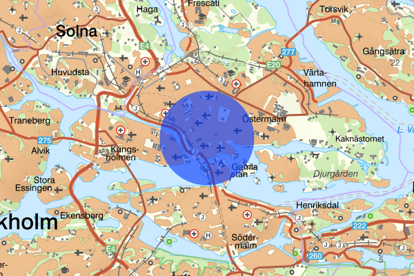 Norrmalm 15 januari 03.43, Knivlagen, Stockholm
