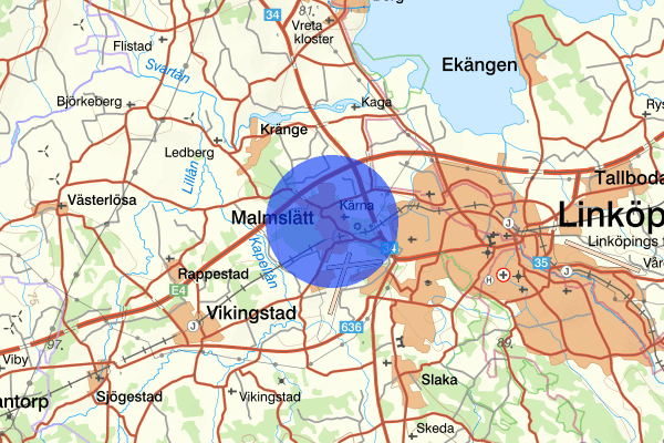 Malmslätt 16 januari 14.01, Trafikolycka, singel, Linköping