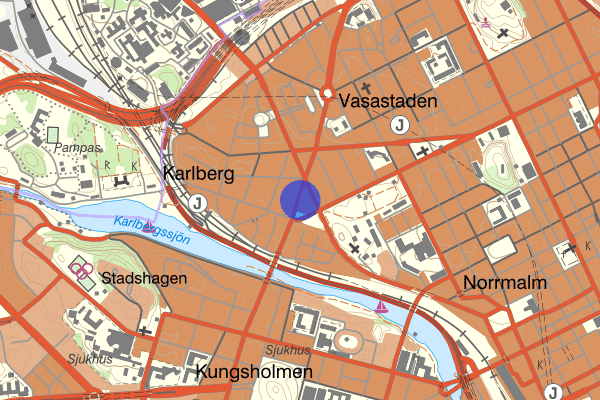 Sankt Eriksgatan 17 januari 15.39, Trafikolycka, Stockholm