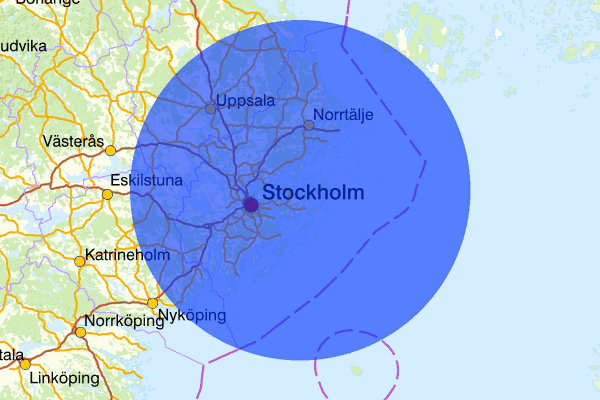 Stockholms län 18 januari 19.30, Kontroll person/fordon, Stockholms län
