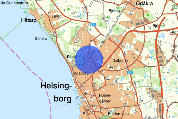 Ringstorp 19 januari 02.38, Skottlossning, Helsingborg