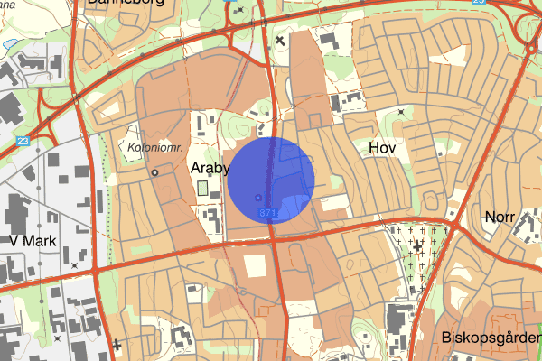 Liedbergsgatan 19 januari 23.51, Rattfylleri, Växjö