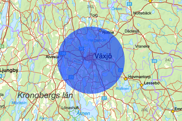 Växjö 20 januari 16.13, Rån, Växjö