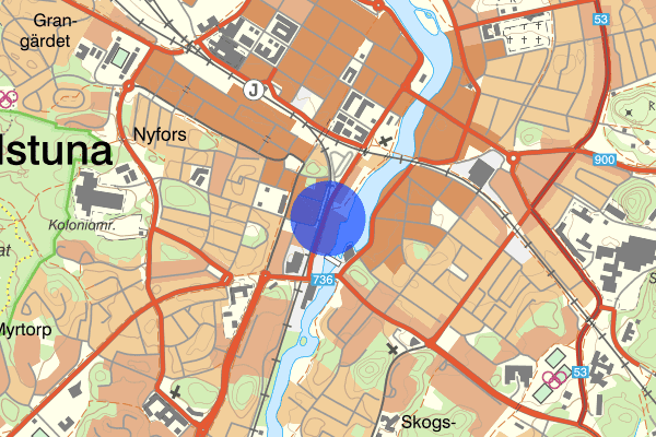 Kyrkogatan 20 januari 19.50, Trafikolycka, Eskilstuna