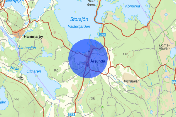 Årsunda 20 januari 18.20, Trafikolycka, Sandviken
