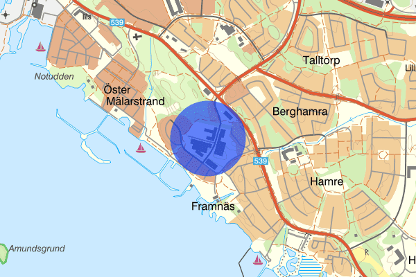 Regattagatan 21 januari 10.46, Trafikolycka, personskada, Västerås