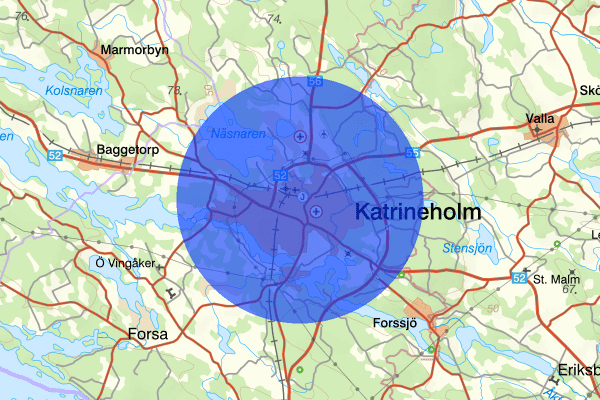 Katrineholm 21 januari 15.29, Trafikolycka, personskada, Katrineholm