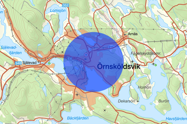 Örnsköldsviks församling 21 januari 16.48, Farligt föremål, misstänkt, Örnsköldsvik