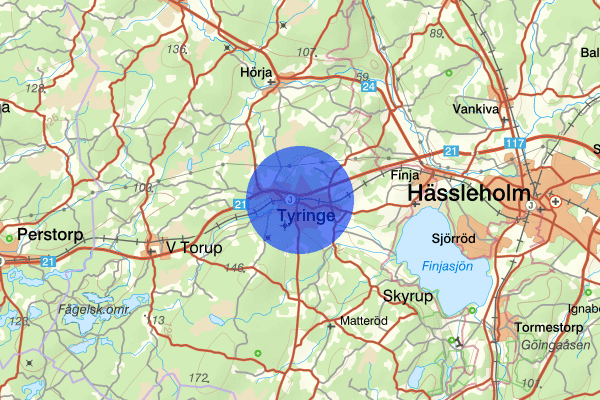 Tyringe 22 januari 03.39, Inbrott, Hässleholm