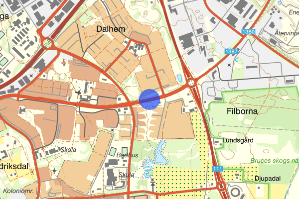 Vasatorpsvägen 22 januari 19.29, Trafikolycka, Helsingborg