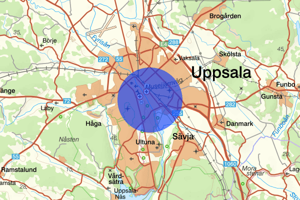 Kungsängen 23 januari 00.03, Explosion, Uppsala