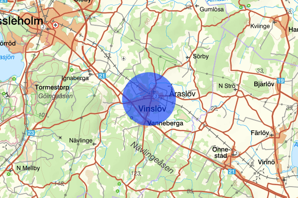 Vinslöv 23 januari 02.31, Stöld/inbrott, Hässleholm