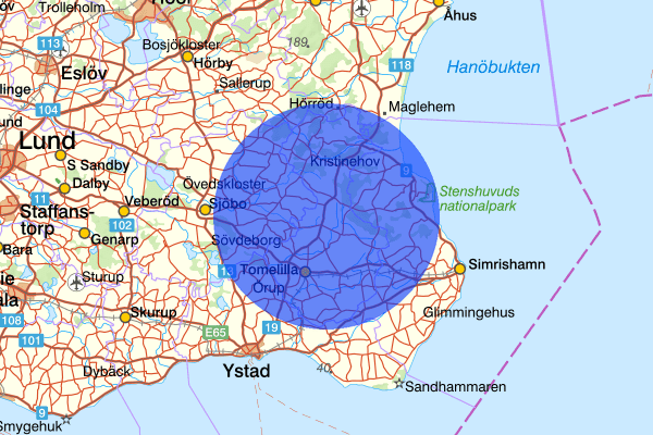22 januari 22.24, Misshandel, Tomelilla