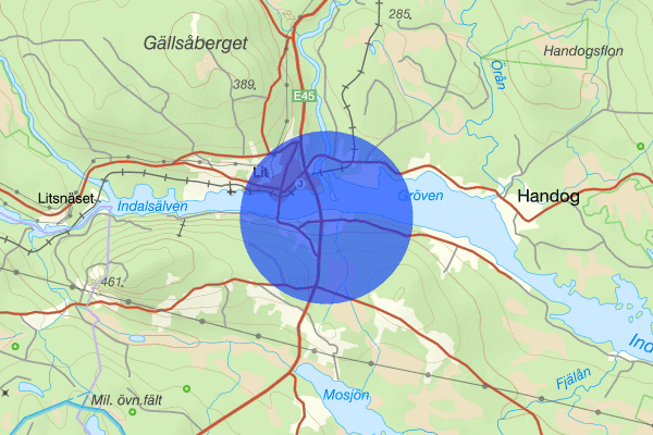 Hökbäck 23 januari 07.52, Sammanfattning natt, Jämtlands län
