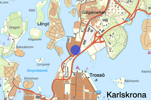 Holmgatan 24 januari 03.23, Brand, Karlskrona