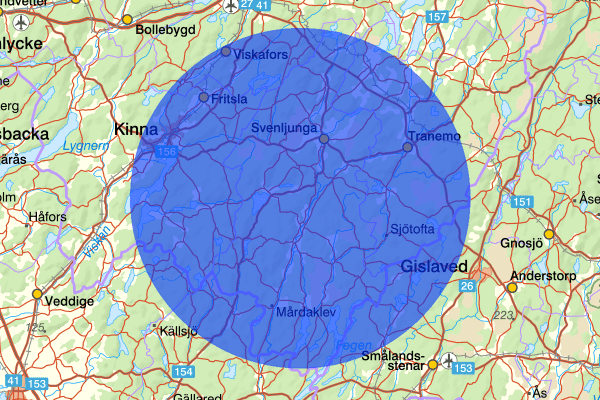 24 januari 07.00, Sammanfattning kväll och natt, Västra Götalands län
