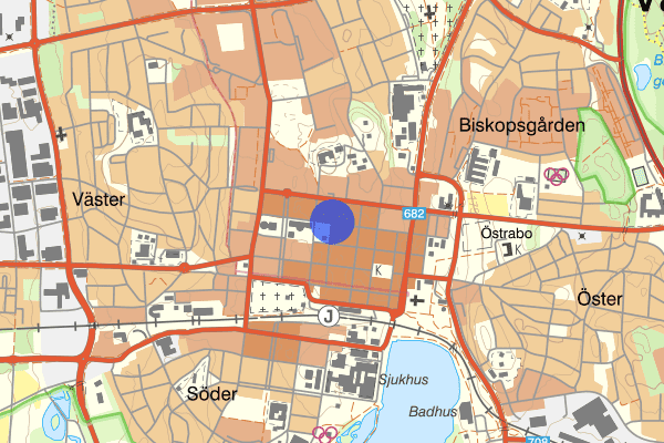 Bäckgatan 25 januari 00.24, Misshandel, Växjö