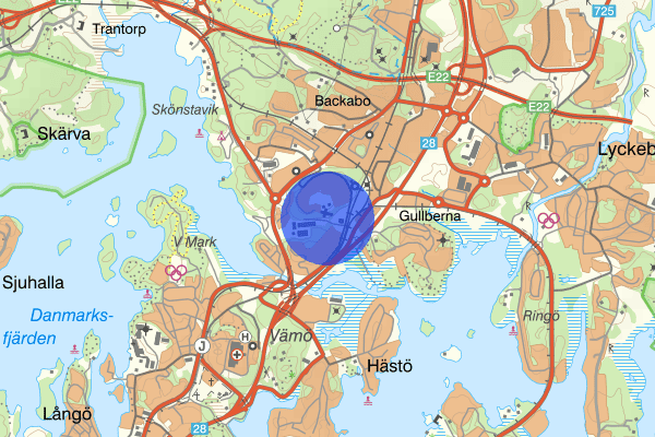 Kungsmarksvägen 25 januari 00.10, Olaga hot, Karlskrona
