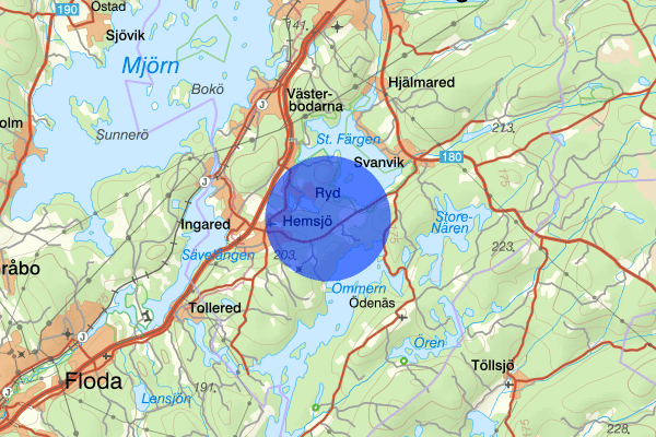 Edsåsvägen 25 januari 06.41, Trafikolycka, Alingsås