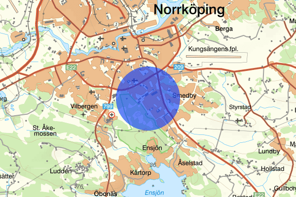 Hageby 25 januari 13.53, Rån, försök, Norrköping