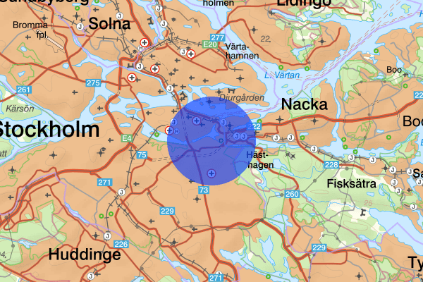 Södra Hammarbyhamnen 26 januari 01.19, Skottlossning, Stockholm