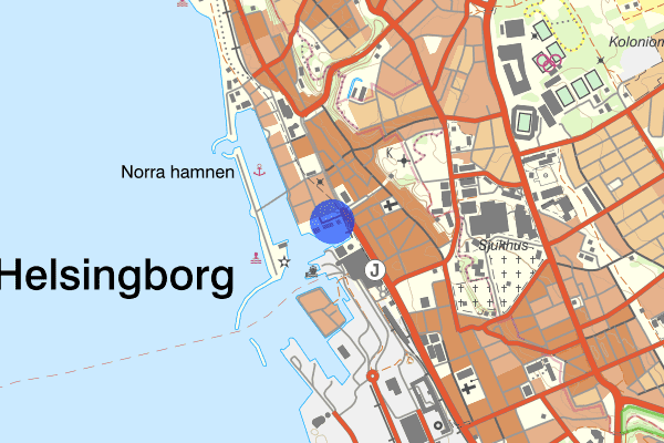 Hamntorget 26 januari 01.00, Misshandel, Helsingborg