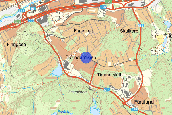 Nämndemansvägen 26 januari 11.18, Brand, Partille